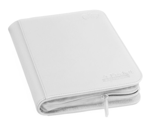 Ultimate Guard Zipfolio 160 - 4-Pocket XenoSkin - White