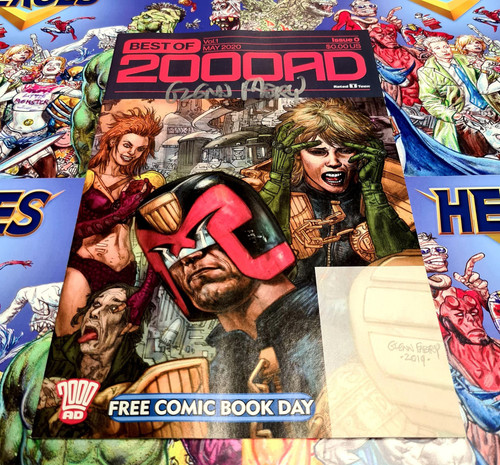 Best of 2000AD (Free Comic Book Day) Signed by Glenn Fabry