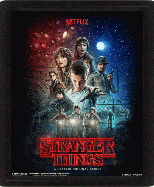 STRANGER THINGS (ONE SHEET) 10X8 3D - FRAMED