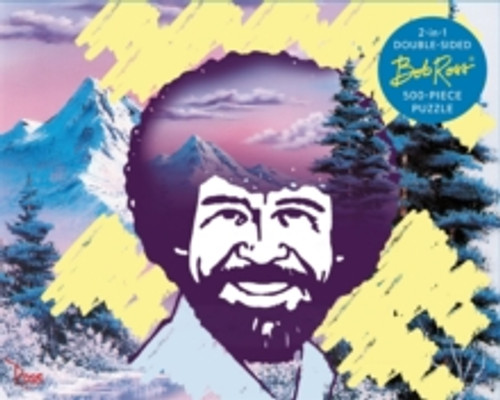 Bob Ross 2-in-1 Double Sided 500-Piece Puzzle Bob Ross 2-in-1 Double Sided 500-Piece Puzzle