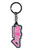 Hatsune Miku Rubber Keychain Logo