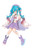 Hatsune Miku Noodle Stopper PVC Statue Hatsune Miku Love Sailor Purple Color Ver. 13 cm