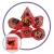 Spider Black Inclusion Dice Set