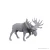 Bull Moose: WizKids Deep Cuts Unpainted Miniatures (W25)