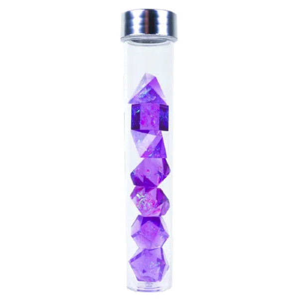 Purple Cloak and Dagger Poly 7 Set - Sirius Dice