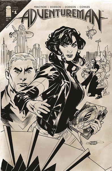Adventureman #1 2Nd Ptg Variant Signed by Terry & Rachel Dodson Sgn