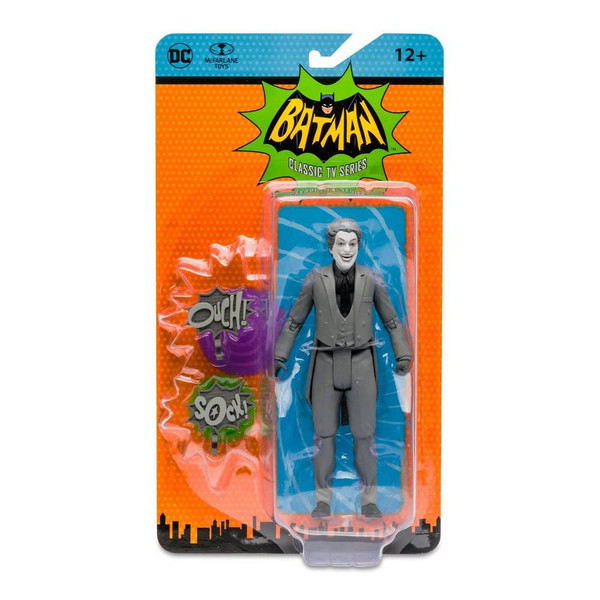 DC Retro Batman 66 Wv4 The Joker Black & White Tv Action Figure