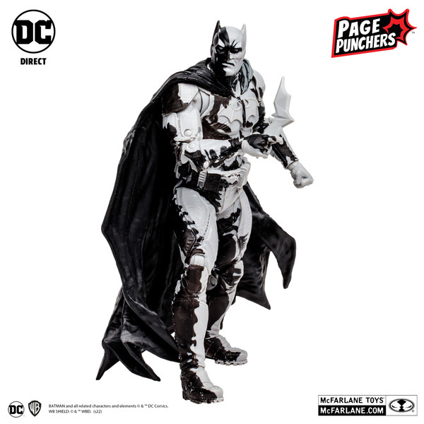 Dc Direct 7In Page Punchers Batman Line Art Af Var