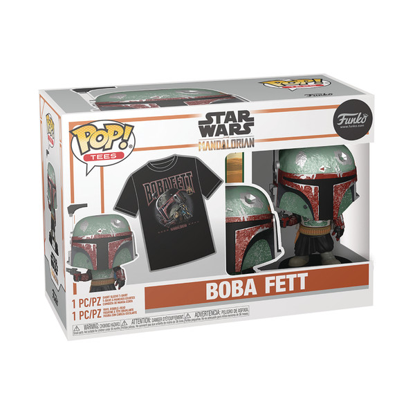 Pop & Tee Star Wars Boba Fett Vin Fig T/S M