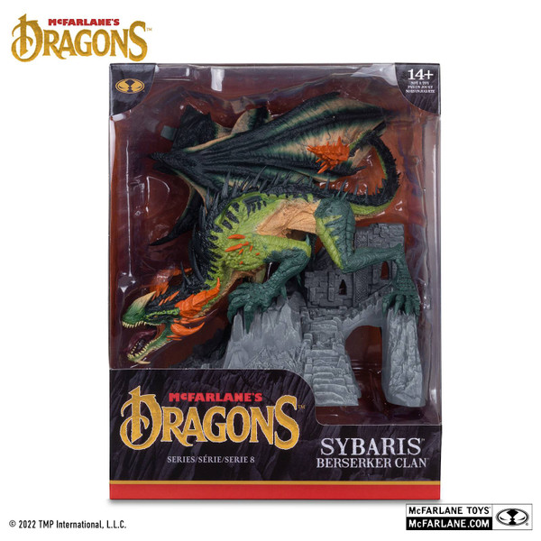 Mcfarlanes Dragons Berserker Clan Sybaris Action Figure