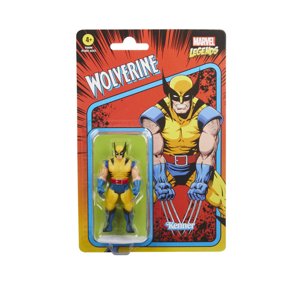 MARVEL LEGENDS RETRO 3.75 WOLVERINE Action Figure Blue And Yellow