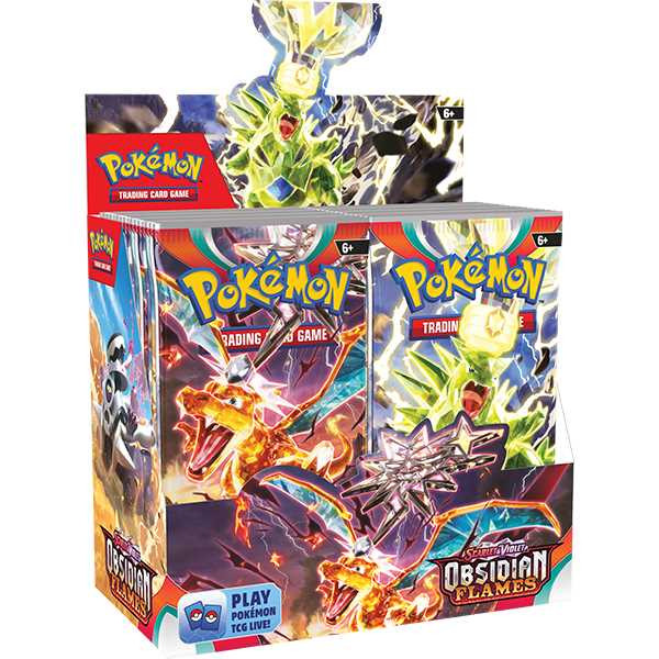 Pokemon TCG: Scarlet & Violet 3 Obsidian Flames - Box of 36 Boosters