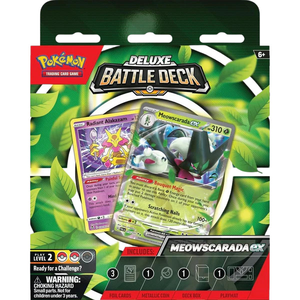 Pokemon TCG: Deluxe Battle Decks - Quaquaval ex/ Meowscarada ex