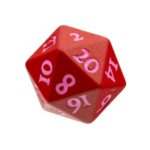 Vivid Heavy Metal Dice: Red