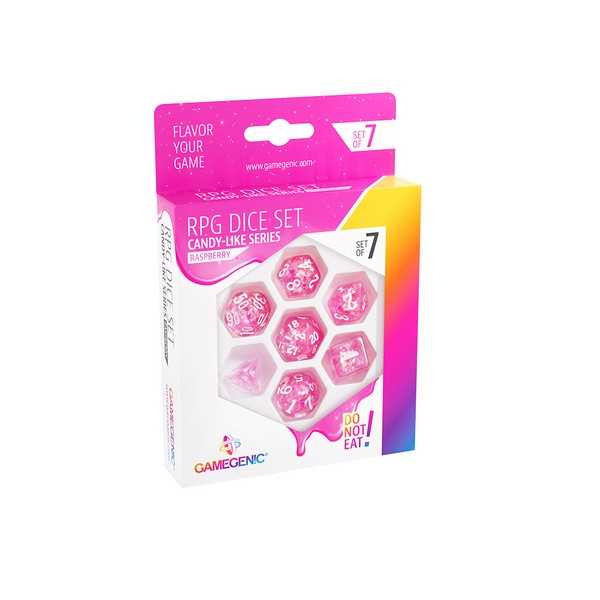 UNIT Gamegenic Candy-like Series - Rasberry - RPG Dice Set