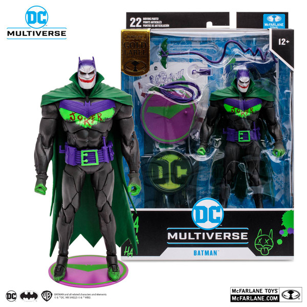 DC Multiverse 7In Batman White Knight Jokerized Action Figure