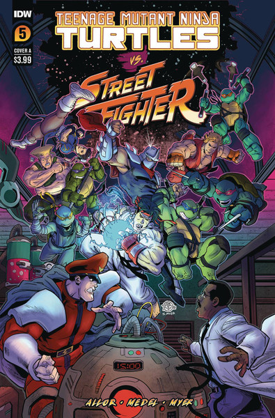 Tmnt Vs. Street Fighter #5 (Of 5) Cvr A Medel (2023)