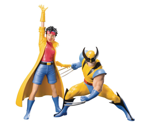 Marvel Universe X-Men 92 Wolverine & Jubilee 2Pk ARTFX+ Statue