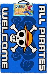 ONE PIECE (ALL PIRATES WELCOME) COIR DOORMAT