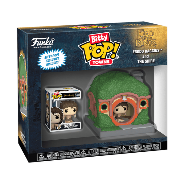 POP Vinyl! Bitty Pop! Towns Frodo Baggins and The Shire POP Vinyl! Bitty Pop! Towns Frodo Baggins and The Shire