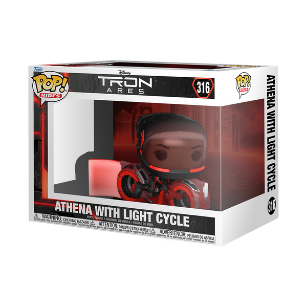 Funko POP!  Rides Athena with Light Cycle (Tron: Ares)  #316
