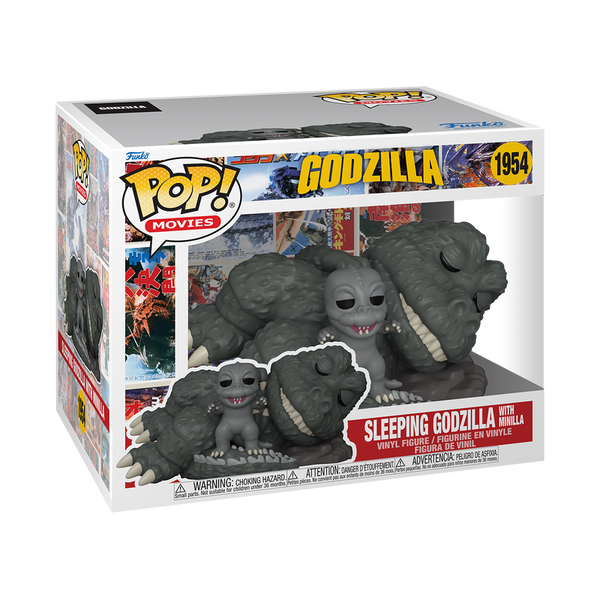 POP Vinyl!  Super Sleeping Godzilla with Minilla #1954