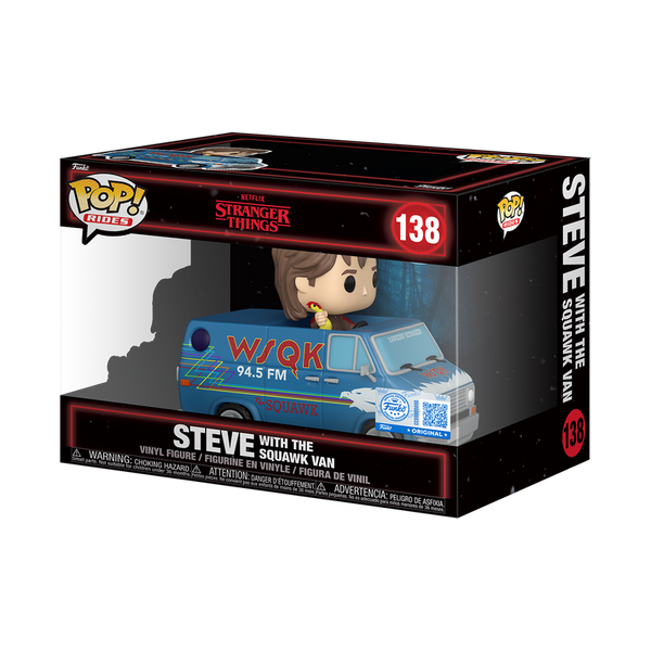Funko POP! Vinyl:  Rides Deluxe Steve with Squawk Van #138 Funko POP! Vinyl:  Rides Deluxe Steve with Squawk Van #138