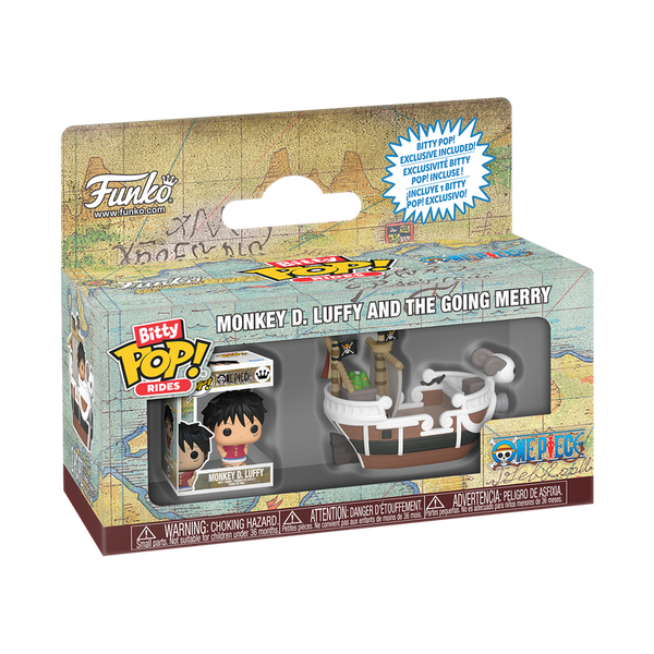 Funko POP! Vinyl:  Bitty Pop! Rides Monkey D. Luffy and the Going Merry