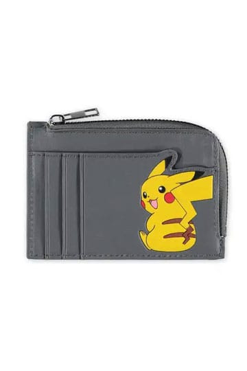 Pokémon Card Wallet Pikachu Gray
