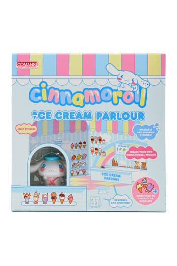 Hello Kitty and Friends Mini figure Sticker House Cinnamoroll Ice Cream Parlour