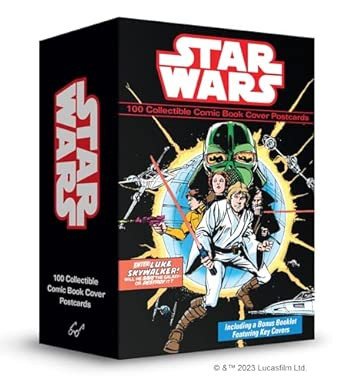STAR WARS 100 COLLECTIBLE COMIC BOOK COVER POSTCAR