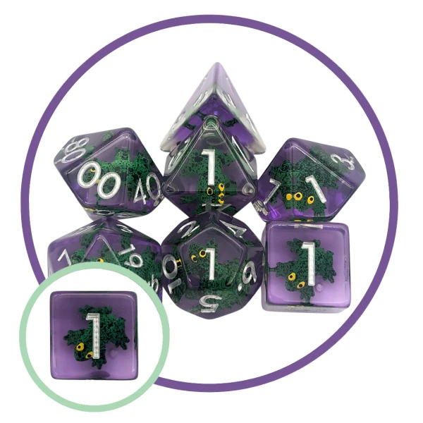 Frog Inclusion Dice Set