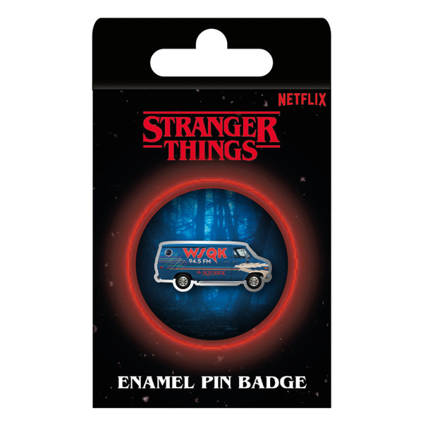 STRANGER THINGS (WSQK) ENAMEL PIN BADGE