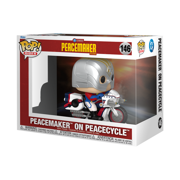 Pop! Rides Peacemaker on Peacecycle