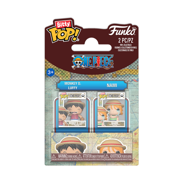 Bitty Pop! Monkey D. Luffy & Nami 2-Pack