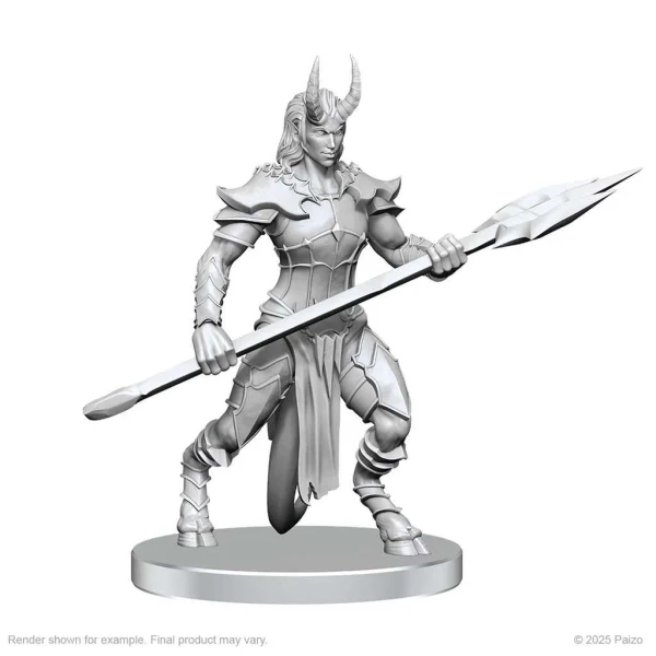 Vordine (Infantry Devil) & Pitborn Rogue: Pathfinder Battles Deep Cuts Unpainted Miniatures