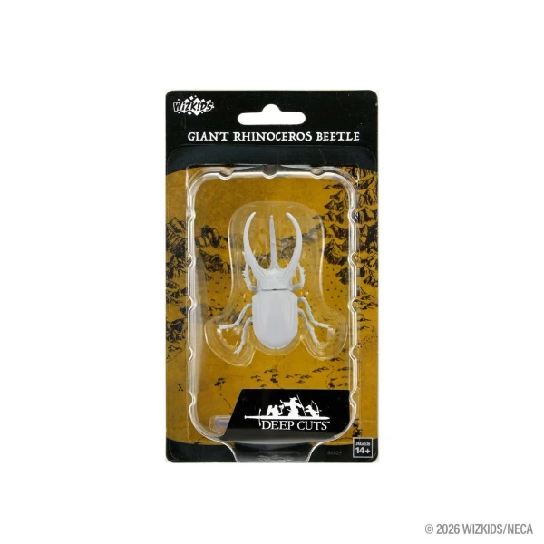 Giant Rhinoceros Beetle: WizKids Deep Cuts Unpainted Miniatures (Wave 28)