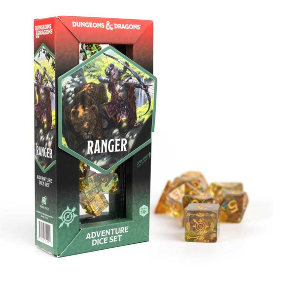 Adventure Dice Set - Ranger: Green: Dungeons & Dragons