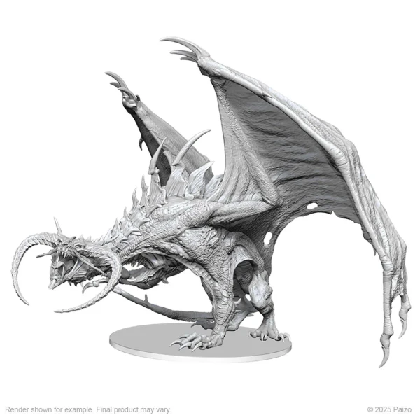 Diabolic Dragon Boxed Unpainted Miniature: Pathfinder Deep Cuts