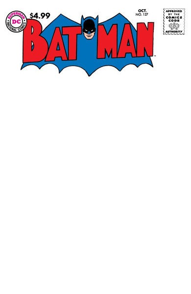 BATMAN #127 FACSIMILE CVR B BLANK CSV (2026)