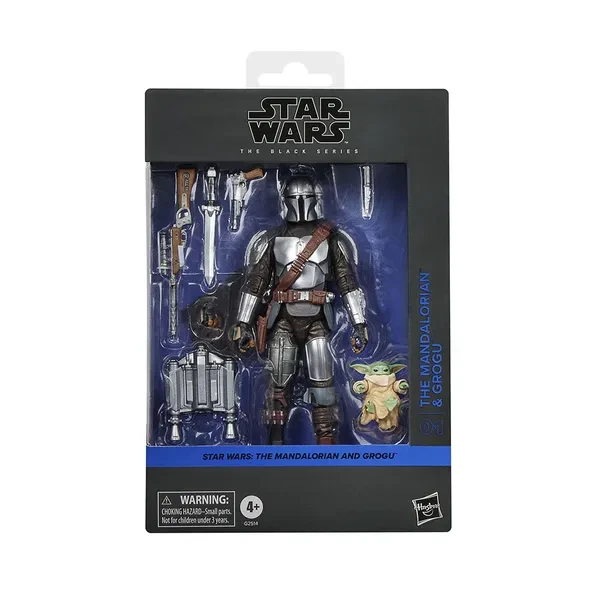 Star Wars: The Mandalorian & Grogu: Black Series Deluxe Action Figure 2-Pack: The Mandalorian & Grogu