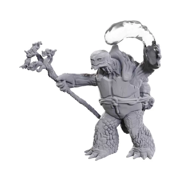 Tortle Druid & Wild Shape Giant Lizard: D&D Nolzur's Marvelous Miniatures