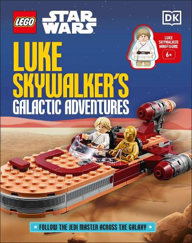 LEGO STAR WARS LUKE SKYWALKERS GALACTIC ADVENTURES BOOK & MINIFIGURE