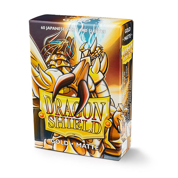 Dragon Shield 60 Japanese Size Matte Gold Sleeves
