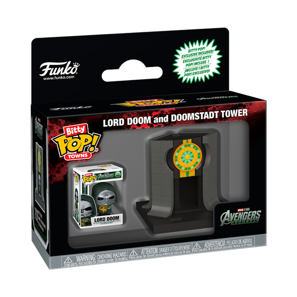 Concept Series: Bitty Pop! Towns Lord Doom and Doomstadt Tower