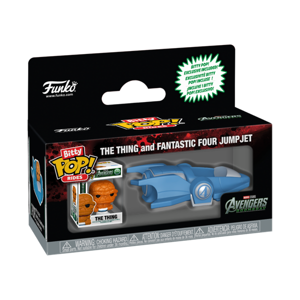Bitty Pop! Ride The Thing and Fantastic Four Jumpjet
