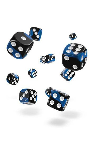 Oakie Doakie Dice D6 Dice 12 mm Glow in the Dark - Deep Ocean (36)