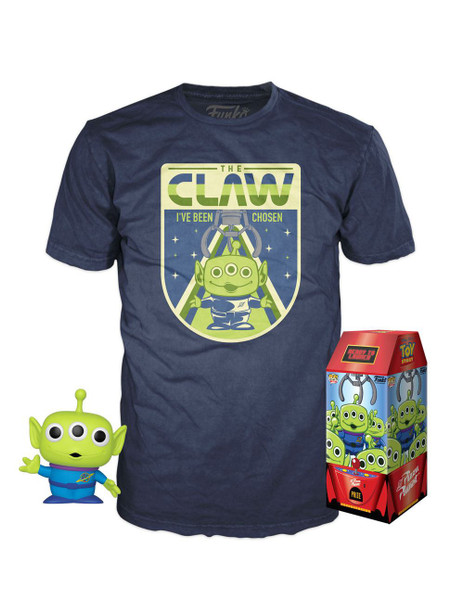 Toy Story POP! & Tee Box The Claw Size S