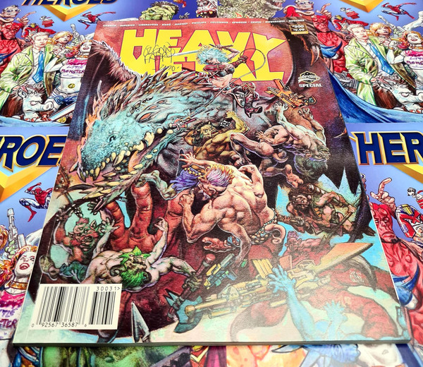 Heavy Metal #300 Cvr C - Signed by Glenn Fabry