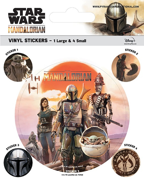 THE MANDALORIAN (LEGACY) VINYL STICKERS